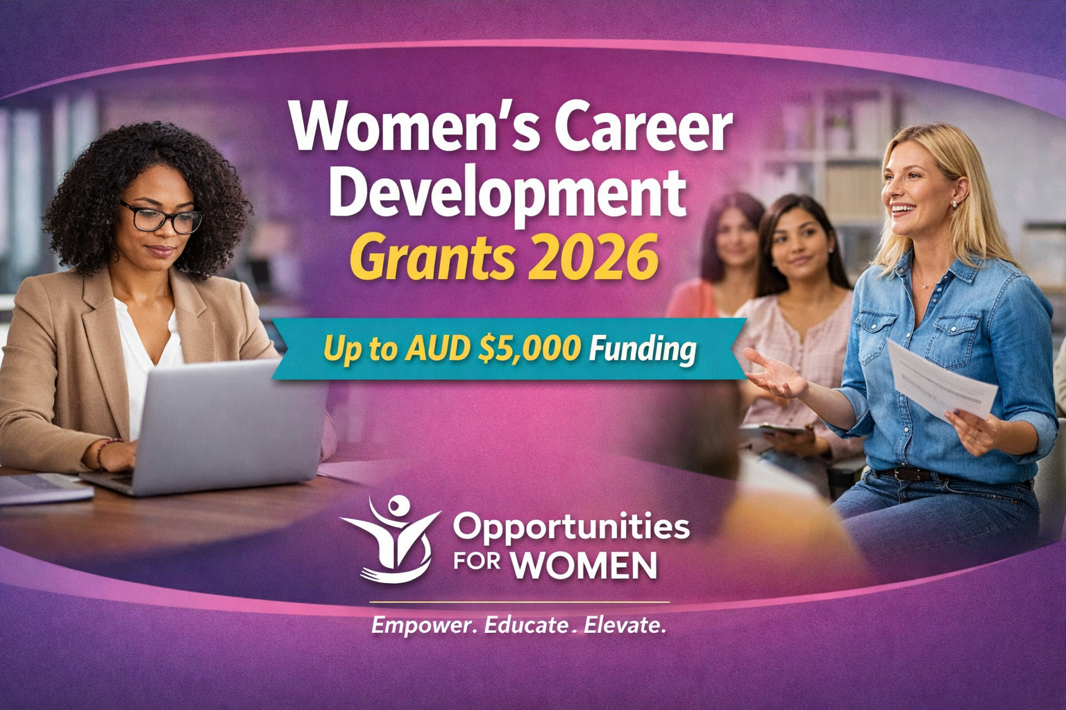Women's career development grants 2026