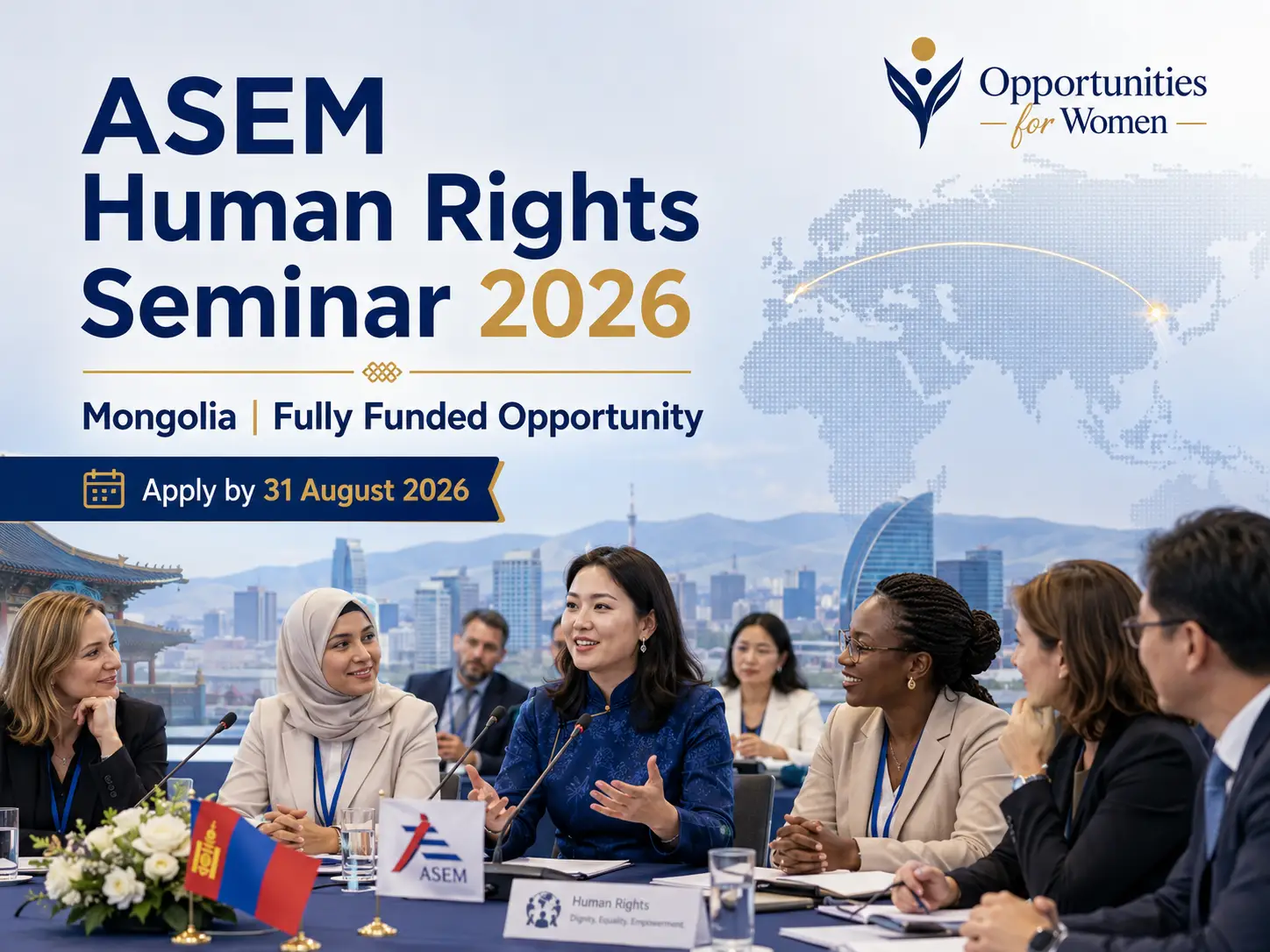 ASEM Human Rights Seminar 2026 in Mongolia | Fully Funded