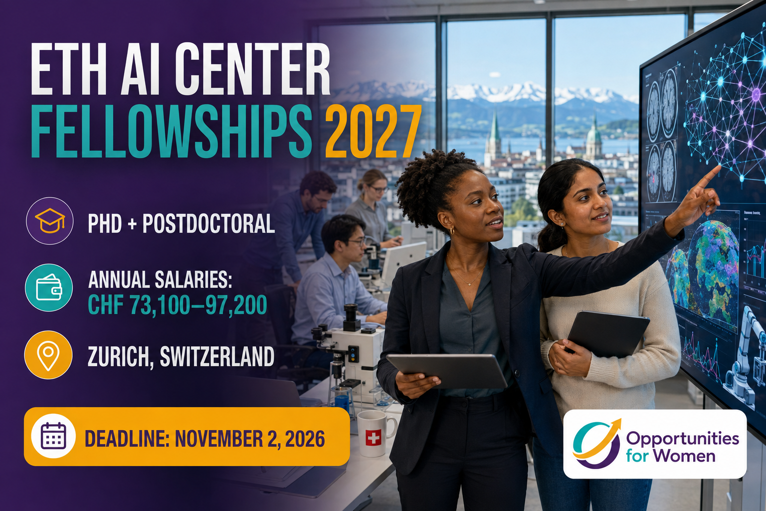 ETH AI Center Fellowships