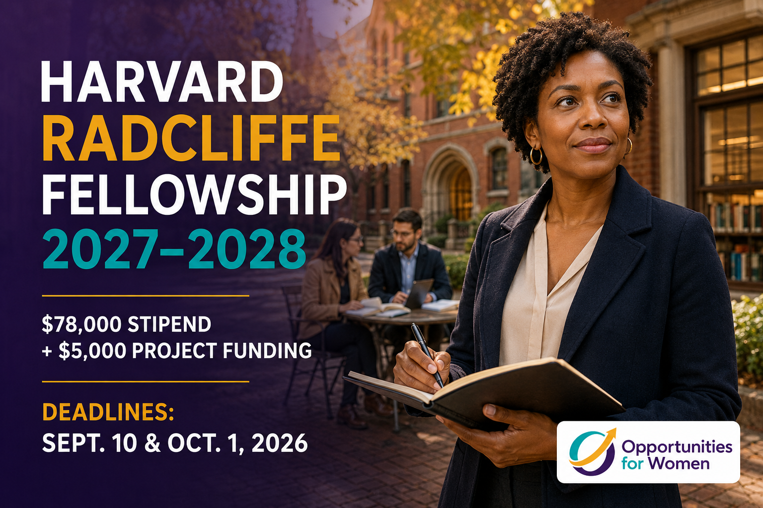 Harvard Radcliffe Fellowship 2027–2028
